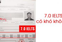 7.0 IELTS CÓ KHÓ HAY KHÔNG?