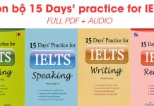 15 days Practice for IELTS