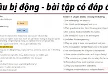 Câu bị động