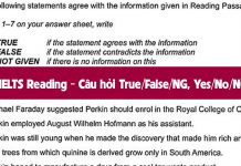Cách làm bài Reading dạng True/ False/ NotGiven, Yes/No/ NotGiven