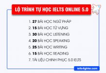 Lộ trình tự học IELTS online từ 0-5.0 cho người mới bắt đầu