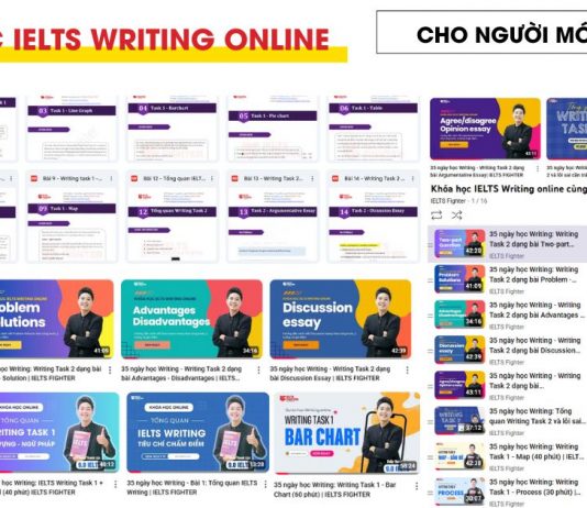 Khóa học IELTS Writing online với giáo viên 9.0 IELTS